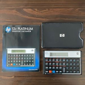 HP 12c Platinum Financial Calculator